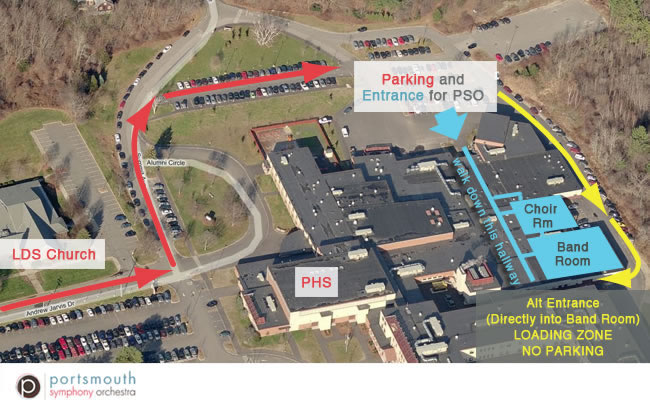 Map of Portsmouth High School